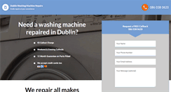 Desktop Screenshot of dublinwashingmachinerepairs.com